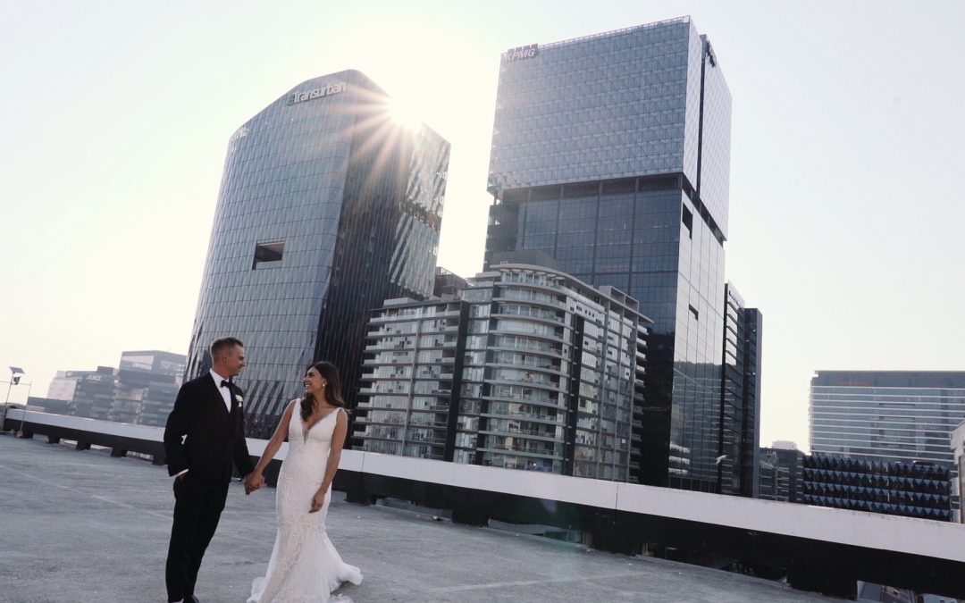 Adam & Justine Wedding at Aerial Reception Southbank