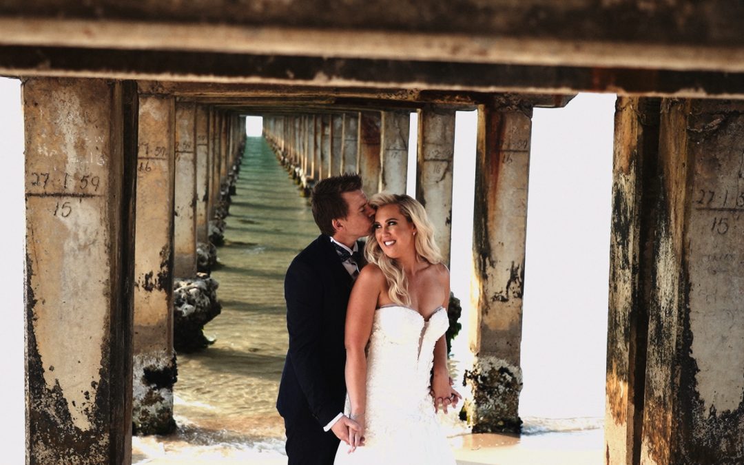 Carl & Miranda beach wedding