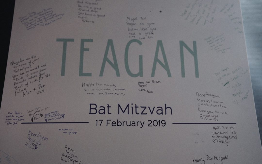 Teagan’s Bat Mitzvah